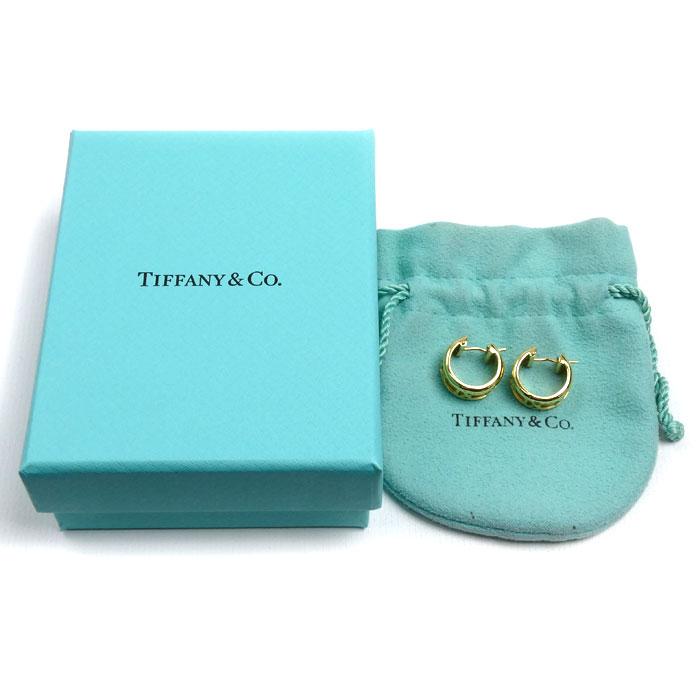 TIFFANY&Co.（ティファニー） K18YG イエローゴールド アトラス フープ