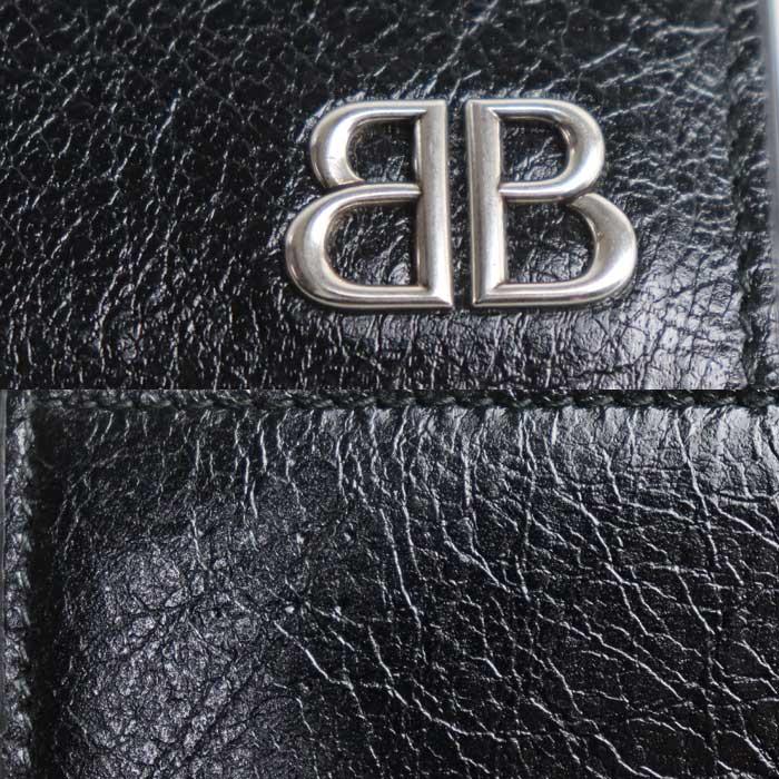 BALENCIAGA（バレンシアガ） モナコ マネークリップ式二つ折り財布 二