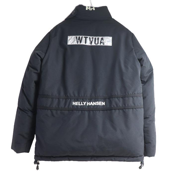 WTAPS × HELLY HANSEN ダウンジャケット ブラック 162GDHHD-JKM01 M メンズ 中古 美品_1