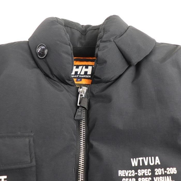 WTAPS × HELLY HANSEN ダウンジャケット ブラック 162GDHHD-JKM01 M