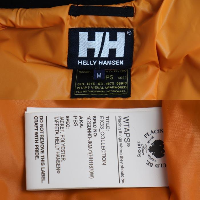 WTAPS × HELLY HANSEN ダウンジャケット ブラック 162GDHHD-JKM01 M メンズ 中古 美品_5
