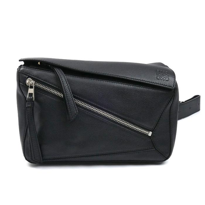 LOEWE（ロエベ） パズル バムバッグ スモール ボディバッグ ブラック