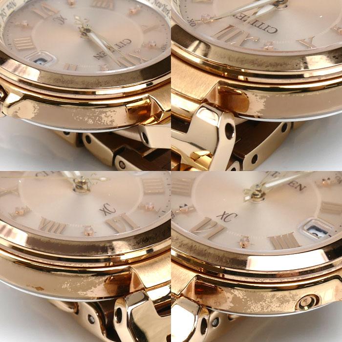 CITIZEN シチズン XC エコドライブ 腕時計 ソーラー ピンクゴールド EC1032-54X/H246-T020291 電波ソーラー レディース【中古】 CITIZEN（シチズン） XC エコドライブ 腕時計 ソーラー ピンクゴールド