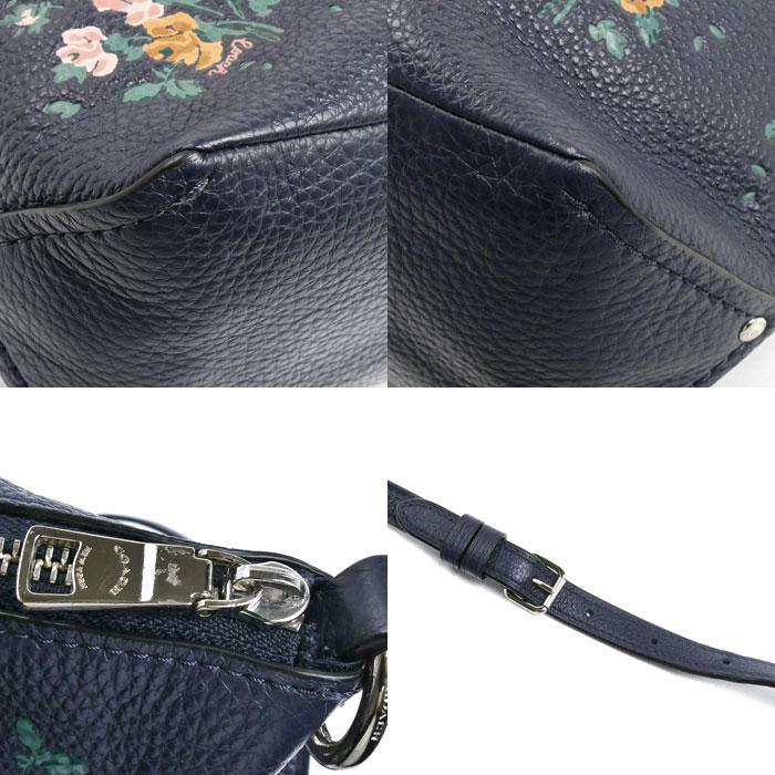 COACH（コーチ） ミニ アビー ダッフル ショルダーバッグ ネイビー 