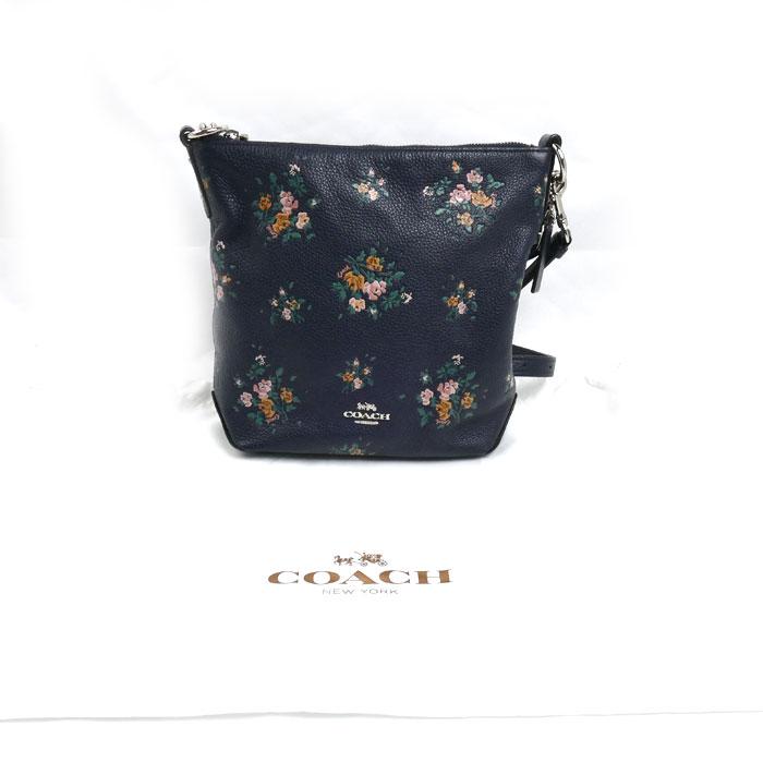 COACH（コーチ） ミニ アビー ダッフル ショルダーバッグ ネイビー 