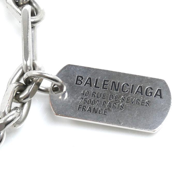 BALENCIAGA（バレンシアガ） 真鍮 Tags カラビナ ブレスレット