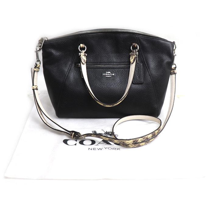 COACH（コーチ） プレーリー サッチェル スネーク トリム 2Way 