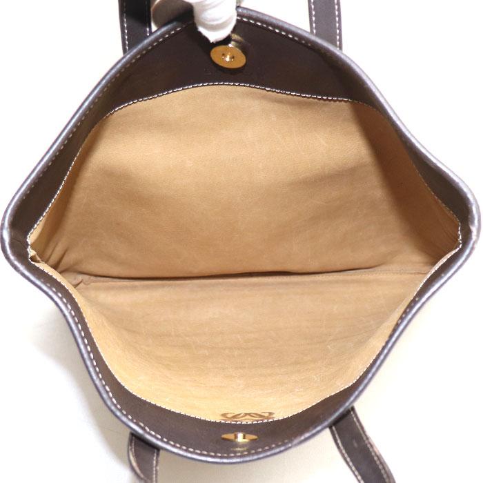 ☆LOEWE☆ロエベ☆スエード☆ベージュ☆アナグラム☆トレー【送料込み】 LOEWE（ロエベ） アナグラム スエード トートバッグ ベージュ ブラウン