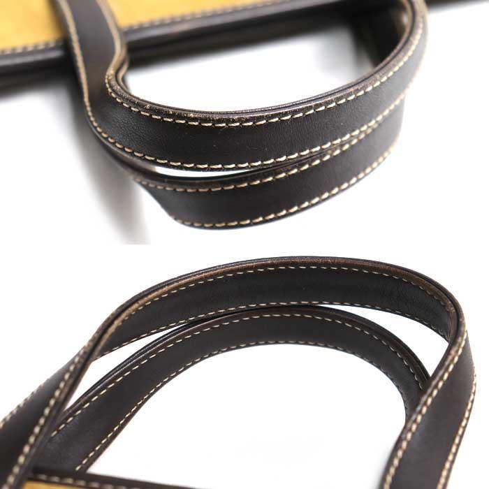 LOEWE（ロエベ） アナグラム スエード トートバッグ ベージュ ブラウン