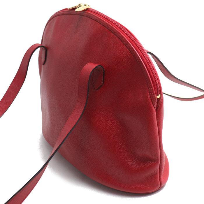 SAINT LAURENT サンローラン カサンドラ ロゴ ステッチ ラウンドトート