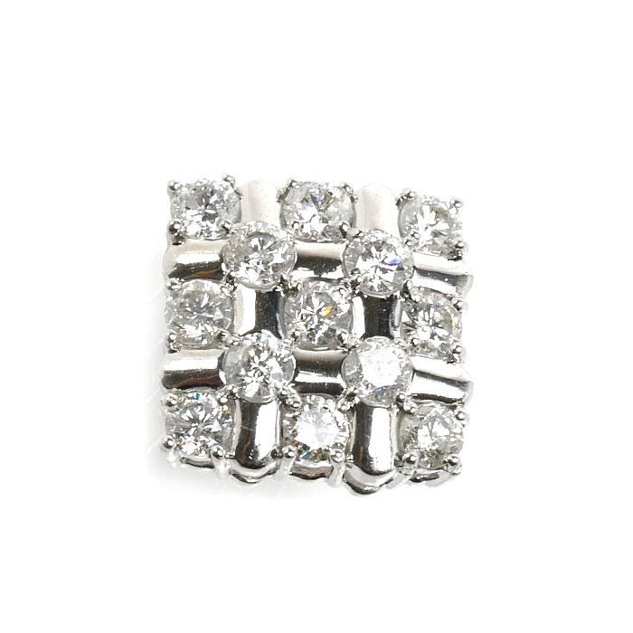 Pt900プラチナ ペンダントトップ ダイヤモンド1.00ct 3.2g レディース