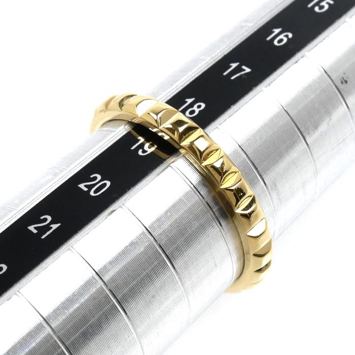 BOUCHERON クルドパリ ミディアム リング 750 ゴールド 48号 BOUCHERON（ブシュロン） K18YG イエローゴールド クルドパリ