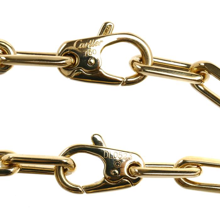 テ*ら様 Cartier カルティエ ブレスレッドゴールド Cartier（カルティエ） K18YG イエローゴールド サントス ミディアム