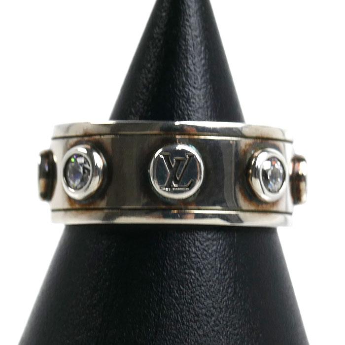 美品 ルイヴィトン LV スタッズ M1622L シルバー925 L リング 指輪 1065【中古】LOUIS VUITTON LOUIS VUITTON（ルイ・ヴィトン） シルバー925 リング LV スタッズ