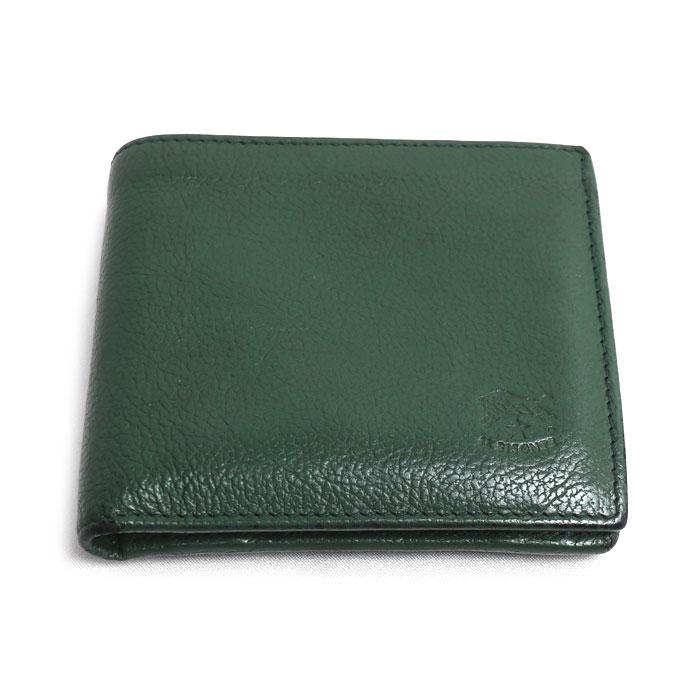 美品 イルビゾンテ IL BISONTE 2つ折り財布 グリーン IL BISONTE（イルビゾンテ） 二つ折り財布 グリーン 54_1_411853