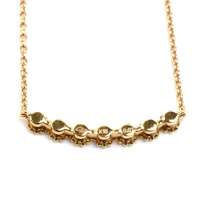 STAR JEWELRY スタージュエリー K18PG ピンクゴールド ネックレス