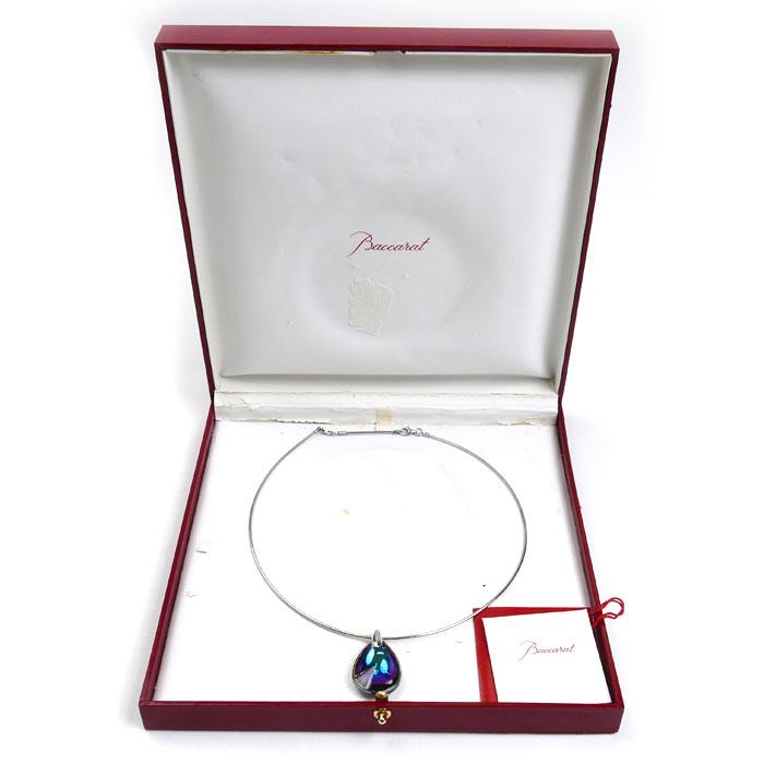バカラ（Baccarat） シルバー925 フルール ドゥ プシデリック アクア