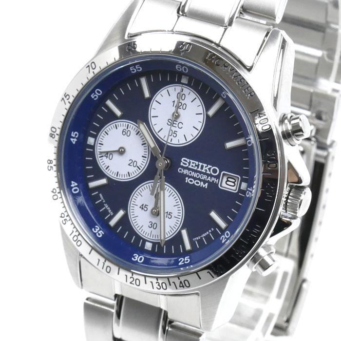 【電池交換済み】SEIKO セイコー クロノグラフ 100M メンズ腕時計 SEIKO（セイコー） クロノグラフ 腕時計 電池式 SND365PC/7T92-0DW0