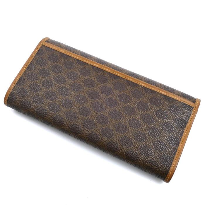 CELINE（セリーヌ） マカダム柄 がま口 長財布 レディース 中古 : 古
