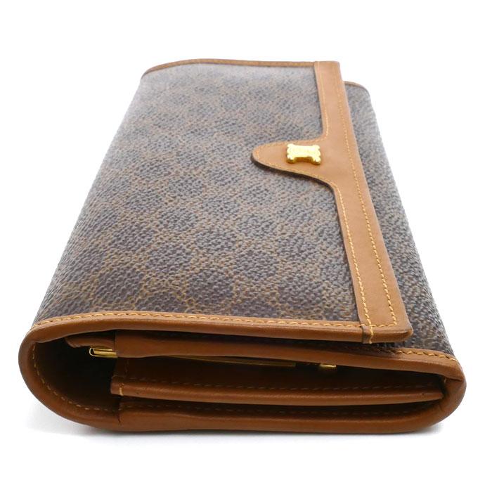 CELINE（セリーヌ） マカダム柄 がま口 長財布 レディース 中古 : 古