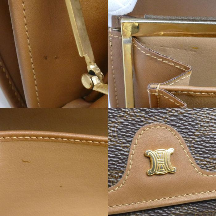 CELINE（セリーヌ） マカダム柄 がま口 長財布 レディース 中古 : 古