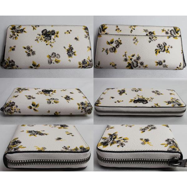 COACH コーチ アコーディオン ジップ ウォレット プレーリー プリント 