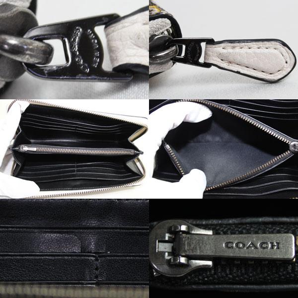COACH コーチ アコーディオン ジップ ウォレット プレーリー プリント 