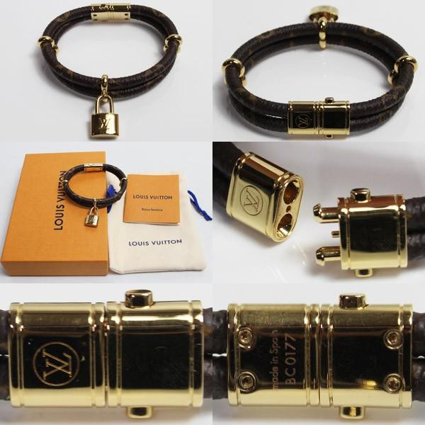 ルイヴィトン LOUIS VUITTON ブレスレット LV lv モノグラム ブラスレ 