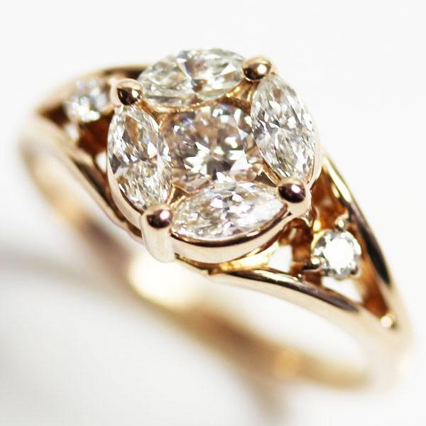 おすすめ 中古品 質屋出品 Si2 D Vg 中古あすつく Mr1712 サイズ11号 4 5g 0 56 レディース指輪d0 31 ダイヤモンド リングファッションリング ピンクゴールド K18pg レディースアクセサリー