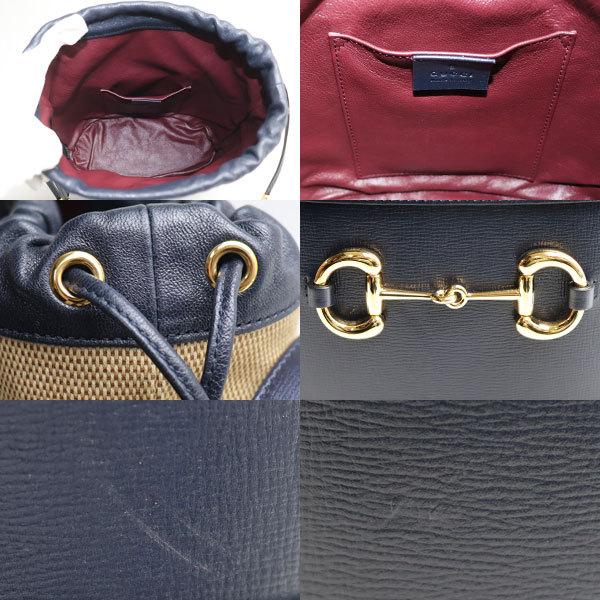 グッチ GUCCI ホースビット1955 バケットバッグ ショルダーバッグ 斜め 