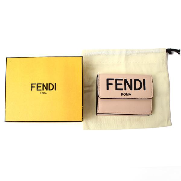 フェンディ FENDI 三つ折り ミニ財布 FENDI ROMA ウォレット 8M0395