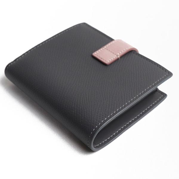 CELINE セリーヌ スモールストラップウォレット 二つ折り財布 グレー  