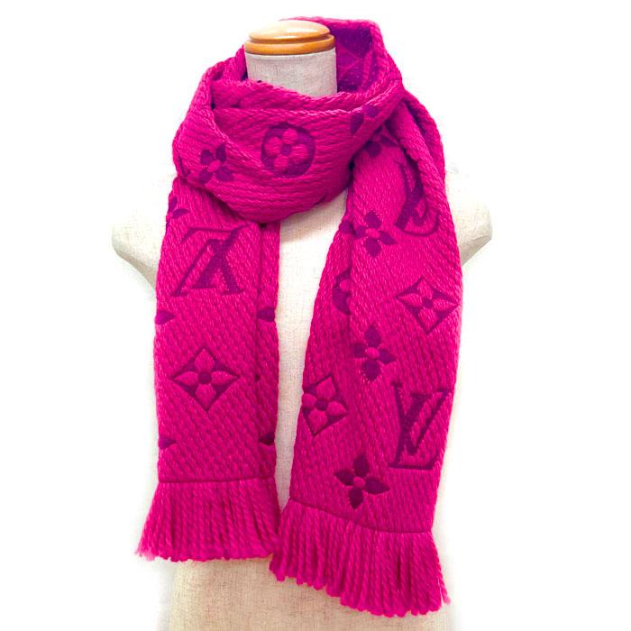 ルイヴィトン マフラー ピンク レディース ロゴマニア LOUIS VUITTON（マフラー/ショール ・ ピンク/桃色系）のフリマ