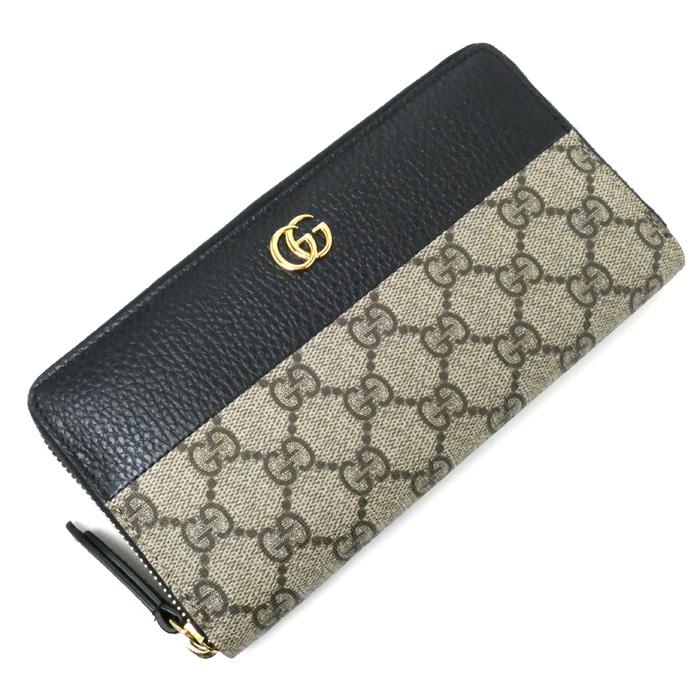 GUCCI グッチ GGマーモント ジップアラウンド 長財布 ラウンド 