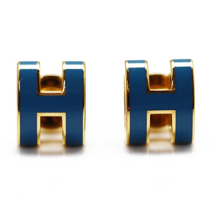 HERMES エルメス ラッカーメタル/GP ミニ ポップアッシュ ピアス 
