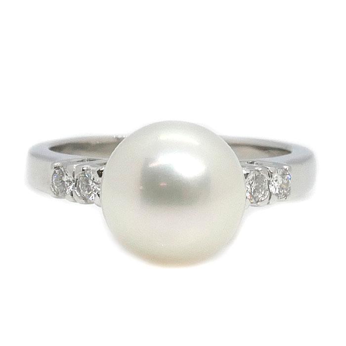MIKIMOTO ミキモト Pt950プラチナ パール リング・指輪 アコヤパール約 