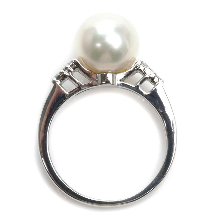 MIKIMOTO ミキモト Pt950プラチナ パール リング・指輪 アコヤパール約 