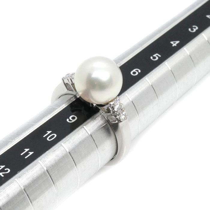 MIKIMOTO ミキモト Pt950プラチナ パール リング・指輪 アコヤパール約 