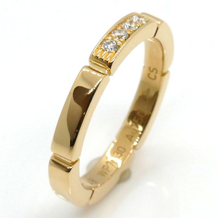 Cartier（カルティエ） K18YG マイヨンパンテール 4P ダイヤ リング
