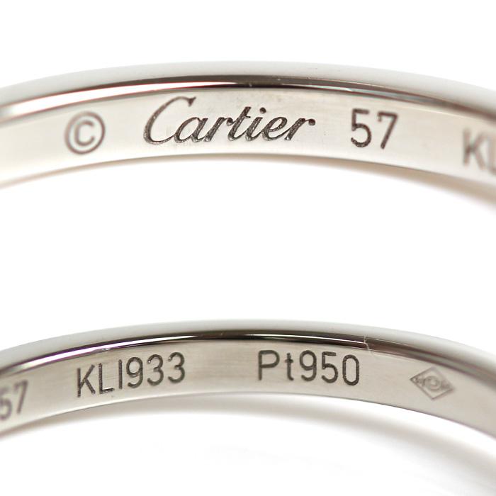 CARTIER カルティエ Pt950プラチナ バレリーナ カーブ リング・指輪 B4092857 16.5号 57 3.6g レディース 中古 美品｜koera｜05