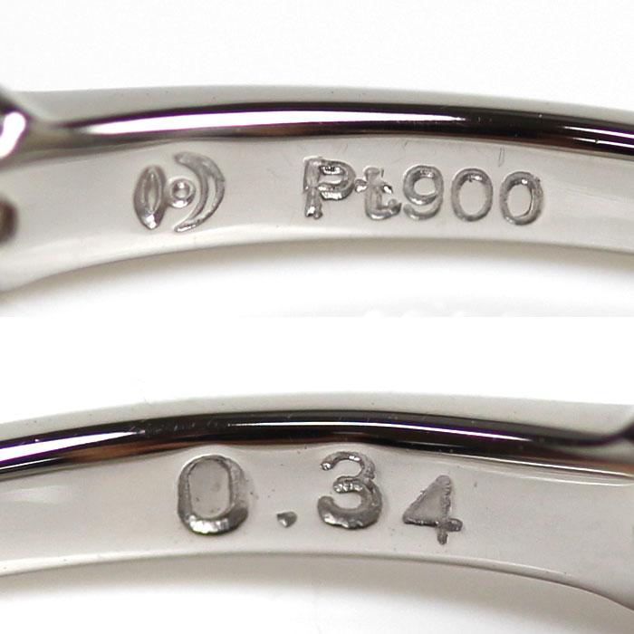 TASAKI タサキ Pt900プラチナ ハーフエタニティ リング・指輪