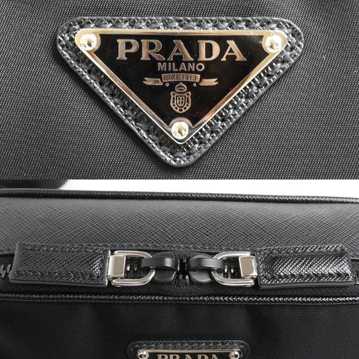 PRADA プラダ ブリック Re-Nylon xサフィアーノレザー バッグ PRADA プラダ ブリック Re-Nylon xサフィアーノレザー バッグ