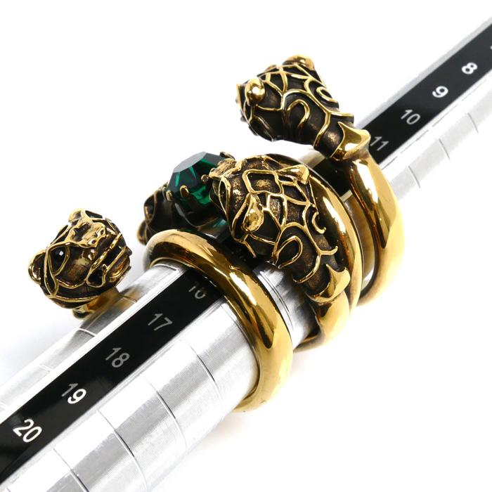 GUCCI グッチ タイガーヘッド ダブルラップリング リング・指輪 