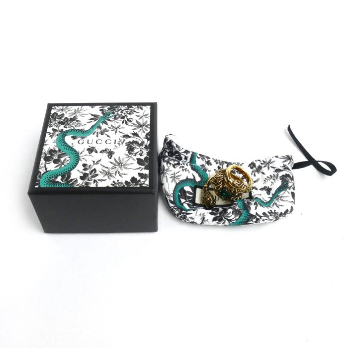 GUCCI グッチ タイガーヘッド ダブルラップリング リング・指輪 