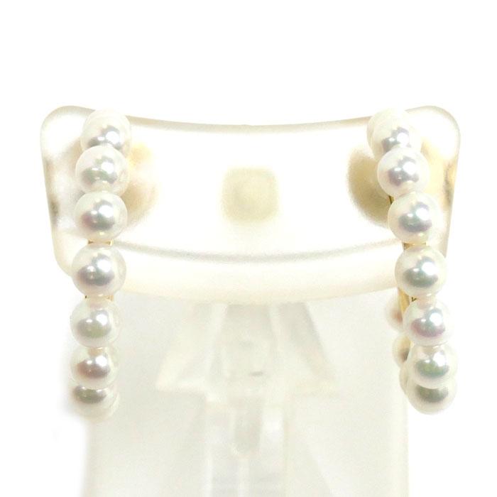 現行品・美品】ミキモト パール ベビーパール ピアス パールピアス k18YG