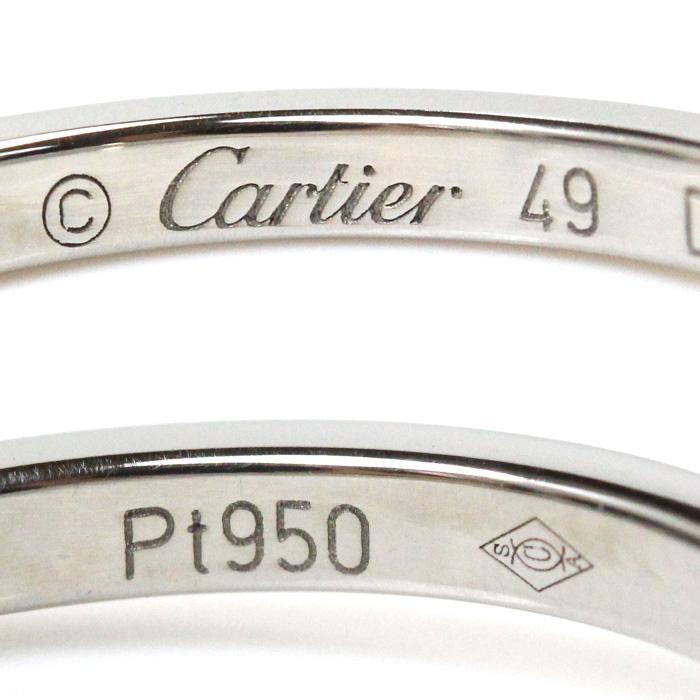 Cartier（カルティエ） Pt950プラチナ バレリーナ カーブ ウェディング