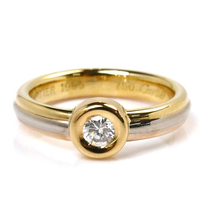 Cartier CARTIER カルティエ K18YG/WG/PG モノストーン リング・指輪  