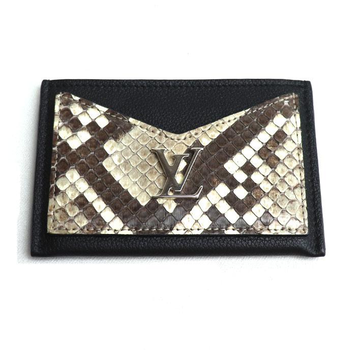 LOUIS VUITTON ルイ・ヴィトン ポルト・カルト・ロックミー パイソン 