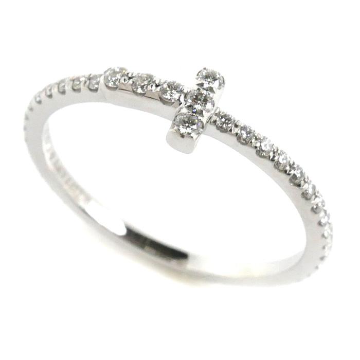 TIFFANY&Co.（ティファニー） K18WG Tワイヤー フルサークル リング