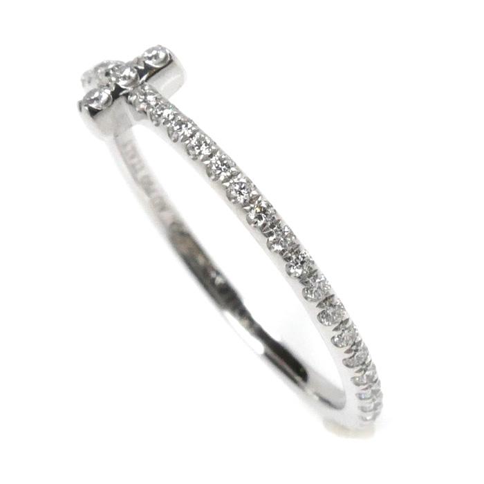 TIFFANY&Co.（ティファニー） K18WG Tワイヤー フルサークル リング